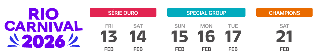 Rio Carnival 2026 Dates